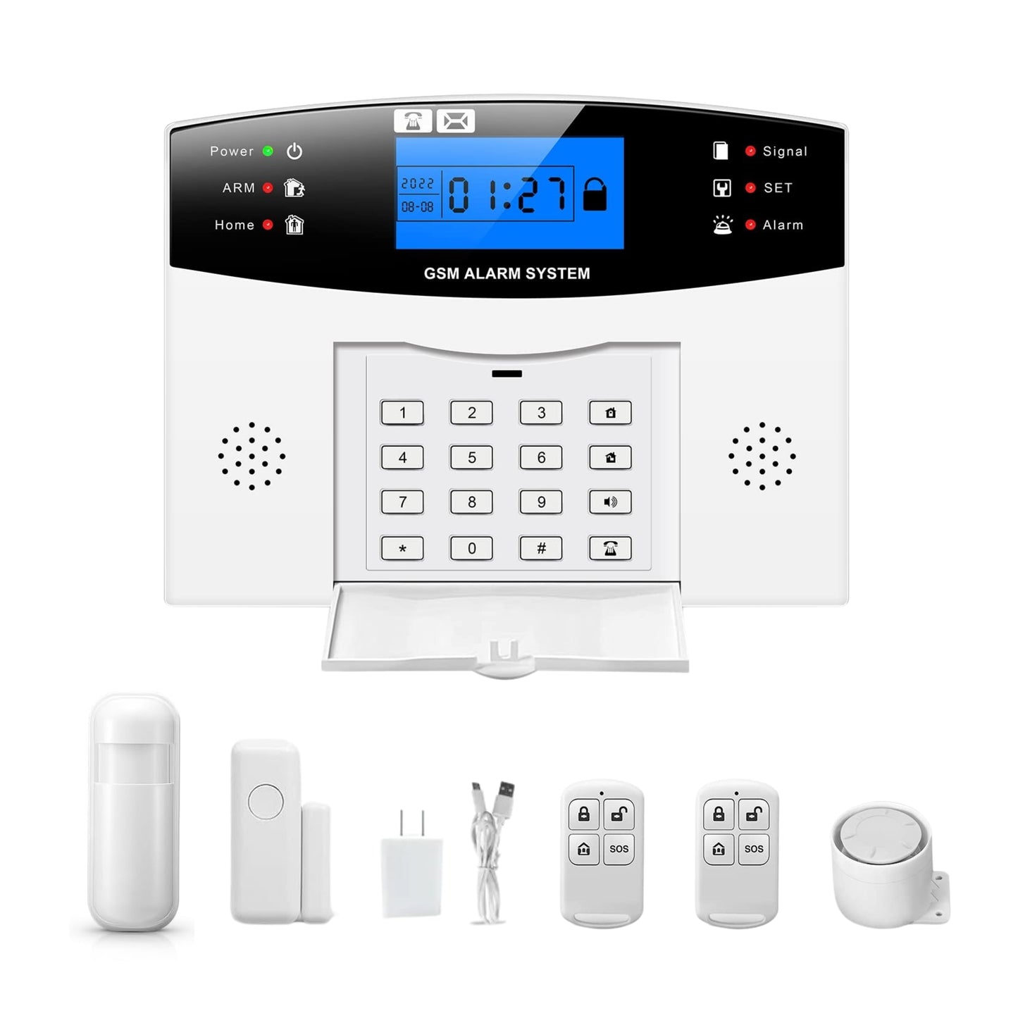 ACJ-400 GSM Based Keypad Wi-fi Security System with Autodial System For Homes, Offices & Factories
