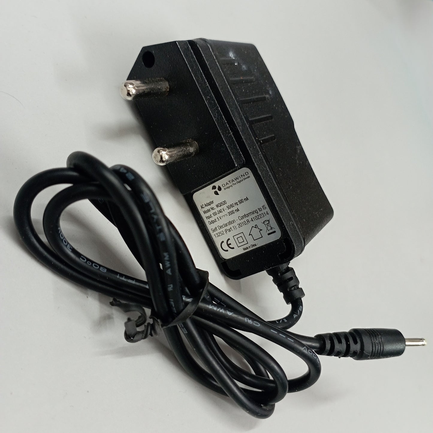 AD-12V 12 Volt Adaptor with Thin pin for Precision Abas 100 Scanner tab