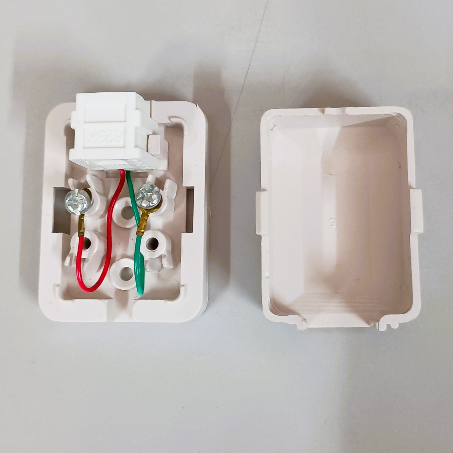 (ROS-11) Telephone landline Phone Rosette Box Roset Box Dual Line Roset Box 4Pin (Pack of 10)