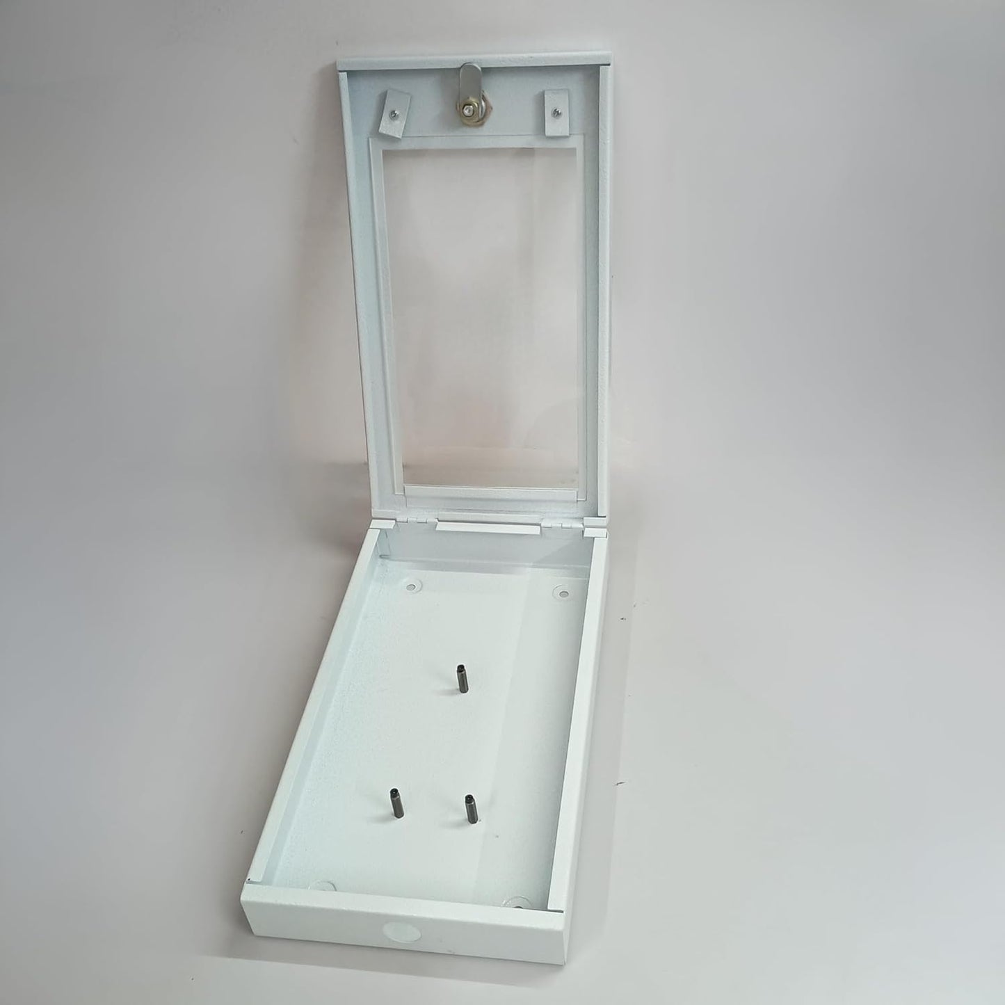 (MC-P17) Navkar Systems Metal Casing for Biometric Machine | Compatible with Realtime Pro 1700 | Heavy Duty Wall Mount Cabinet Enclosure for Protection & Security