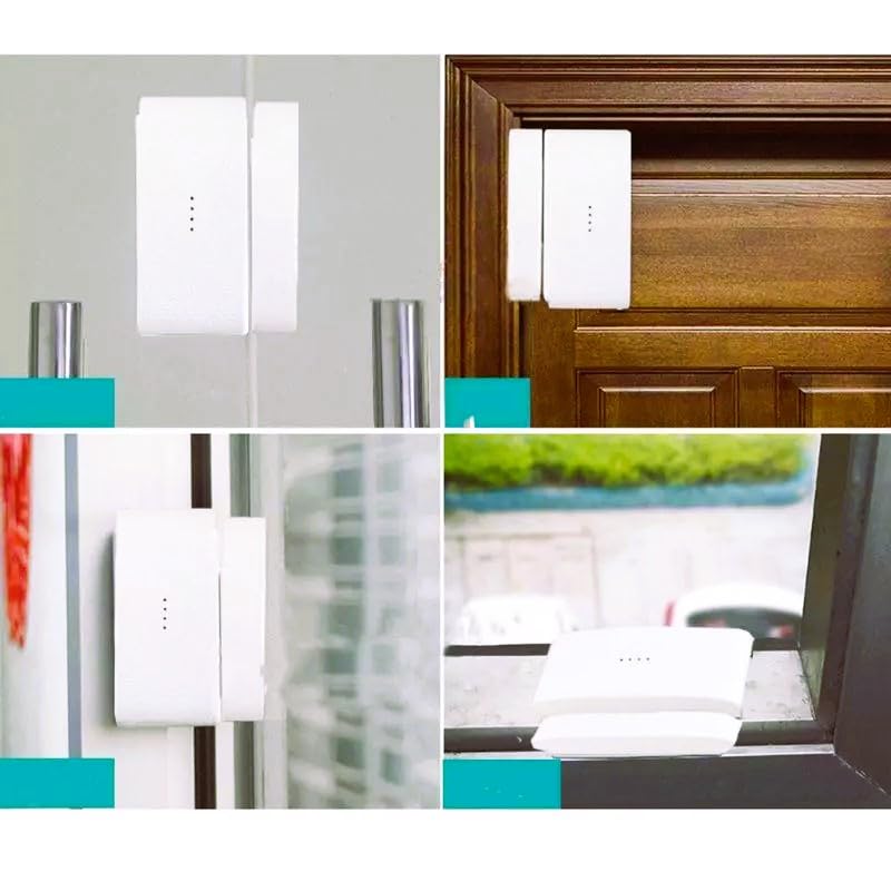 (MCJ-43) NAVKAR SYSTEMS 433MHZ Wireless Window Door Sensor WiFi Magnetic Detector Home Alarm System