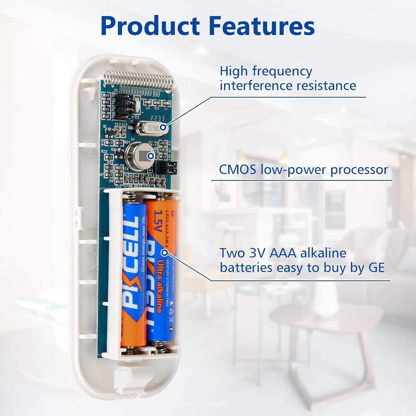 (PIMS-43) 433 Mhz Wireless PIR Motion Sensor