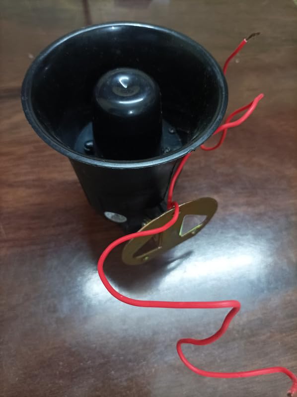 (SRB-22) 220V 200M Plastic Black Industrial Police Tone Siren