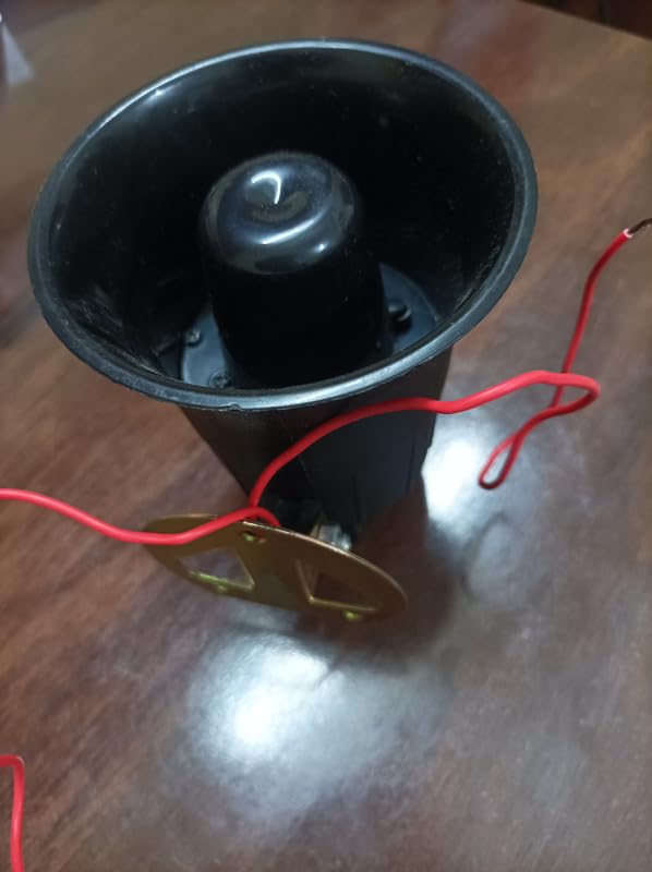(SRB-22) 220V 200M Plastic Black Industrial Police Tone Siren