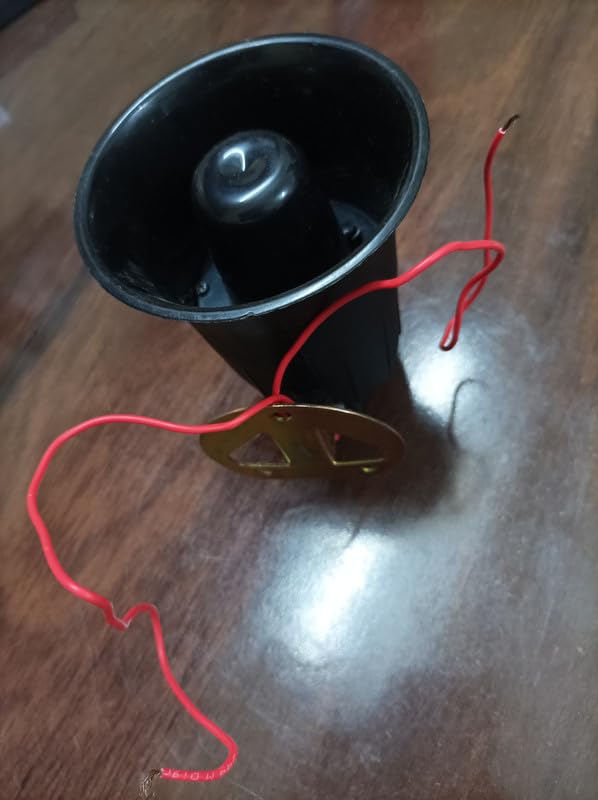 (SRB-22) 220V 200M Plastic Black Industrial Police Tone Siren