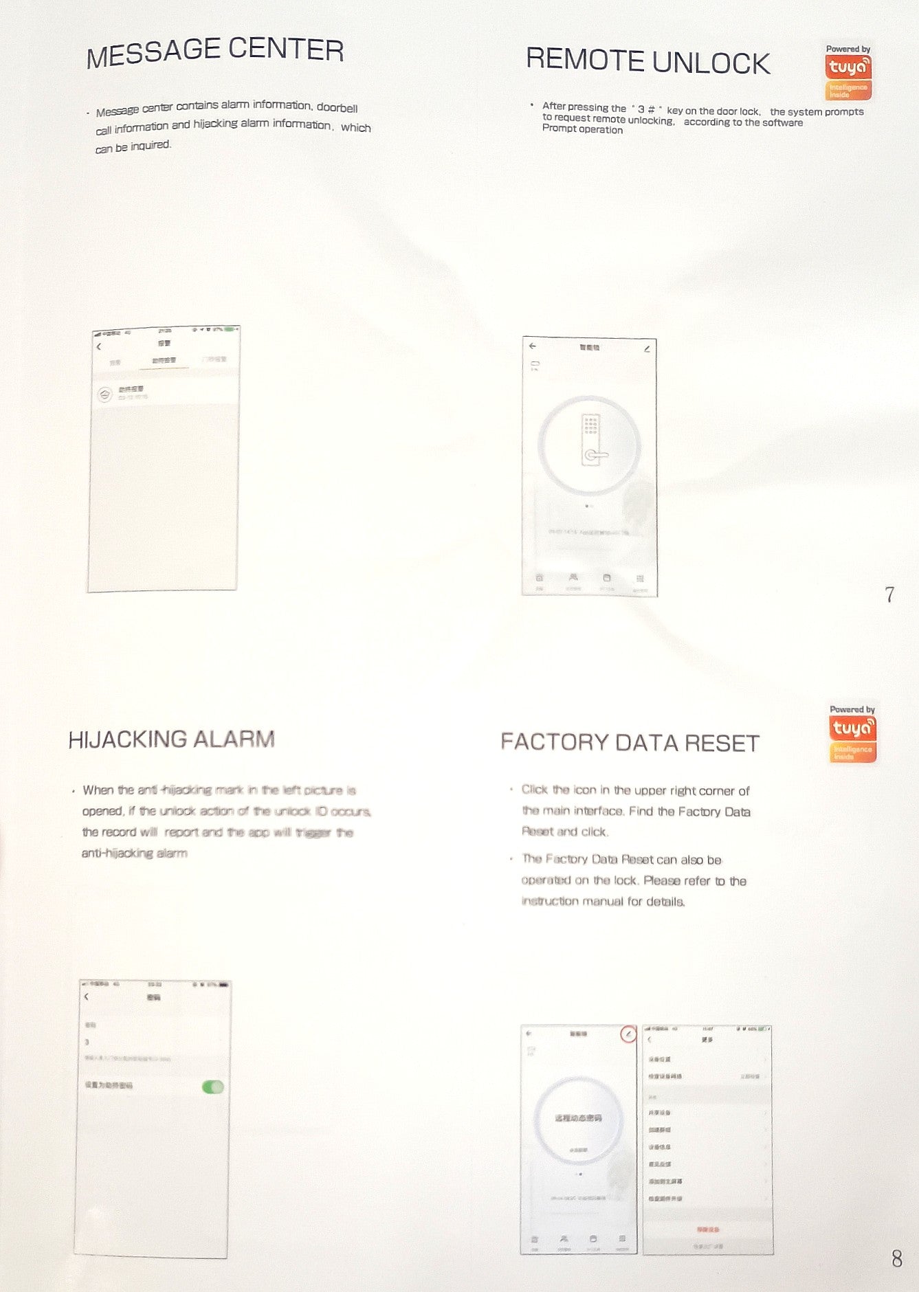 BMT-22 Weatherproof Tuya WiFi Smart Door Lock Digital Password Double Fingerprint Electronic motorised Rim Lock for All Swing Doors