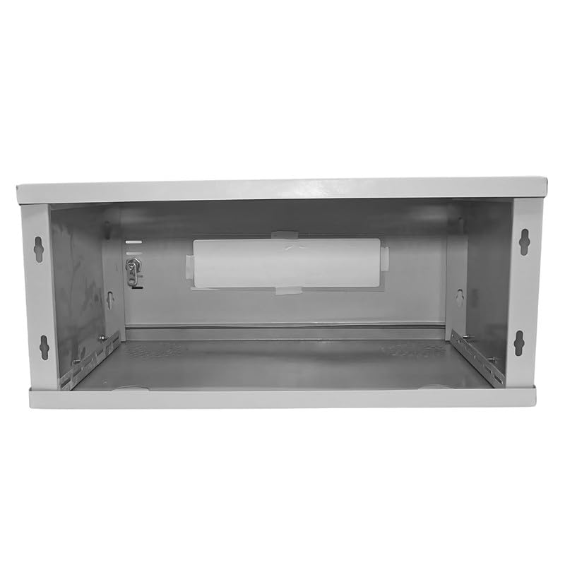(RK-4U) 4U CCTV Dvr Rack/Nvr/Server/Network Rack with 4 Power Socket Plug Transparent Glass Door Metal Cabinet Box