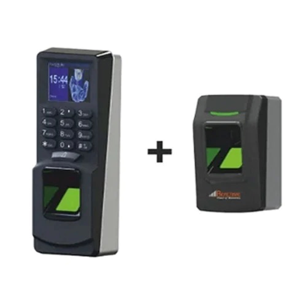 Combo-CN118 Realtime RS 70 Plus + ST 25Plus Fingerprint access control With Slave Reader