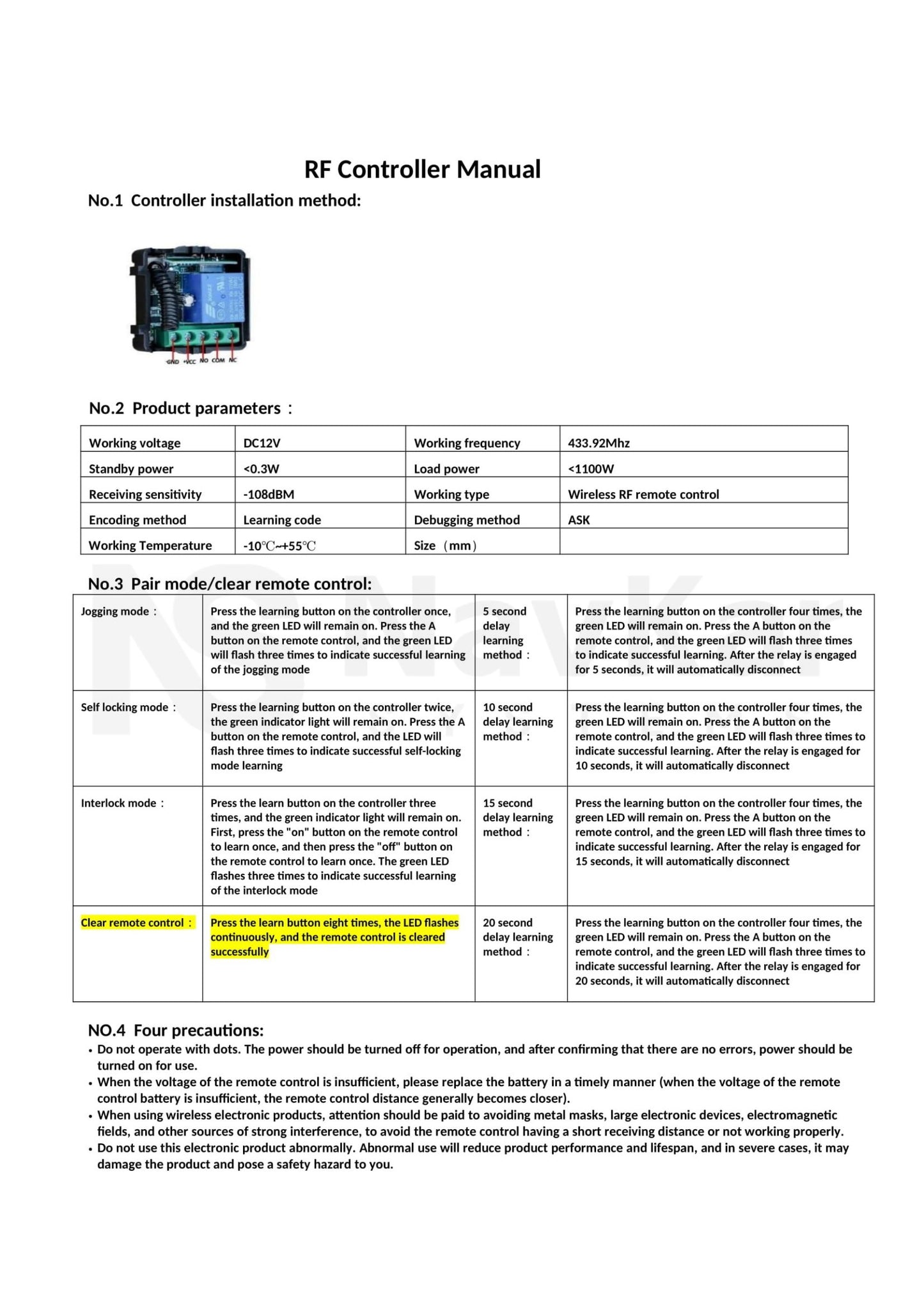 Combo-CN49 Weatherproof Card Access Control with Strike Lock