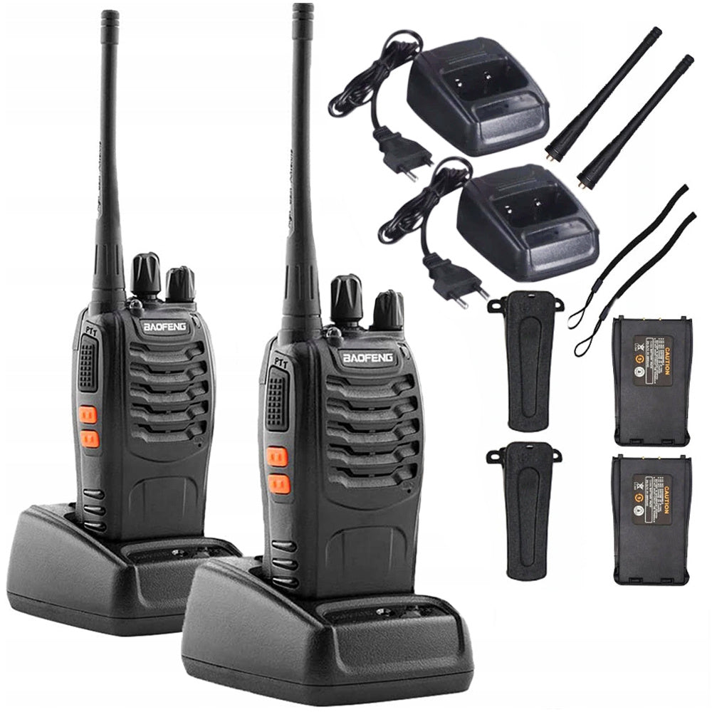 BF-888S BAOFENG Smarthome Walkie Talkie 5Km Long Range Two-Way Portable CB Radio BF-888S Portable Two-Way Radio with 16 Channel Walkie Talkie for Kids
