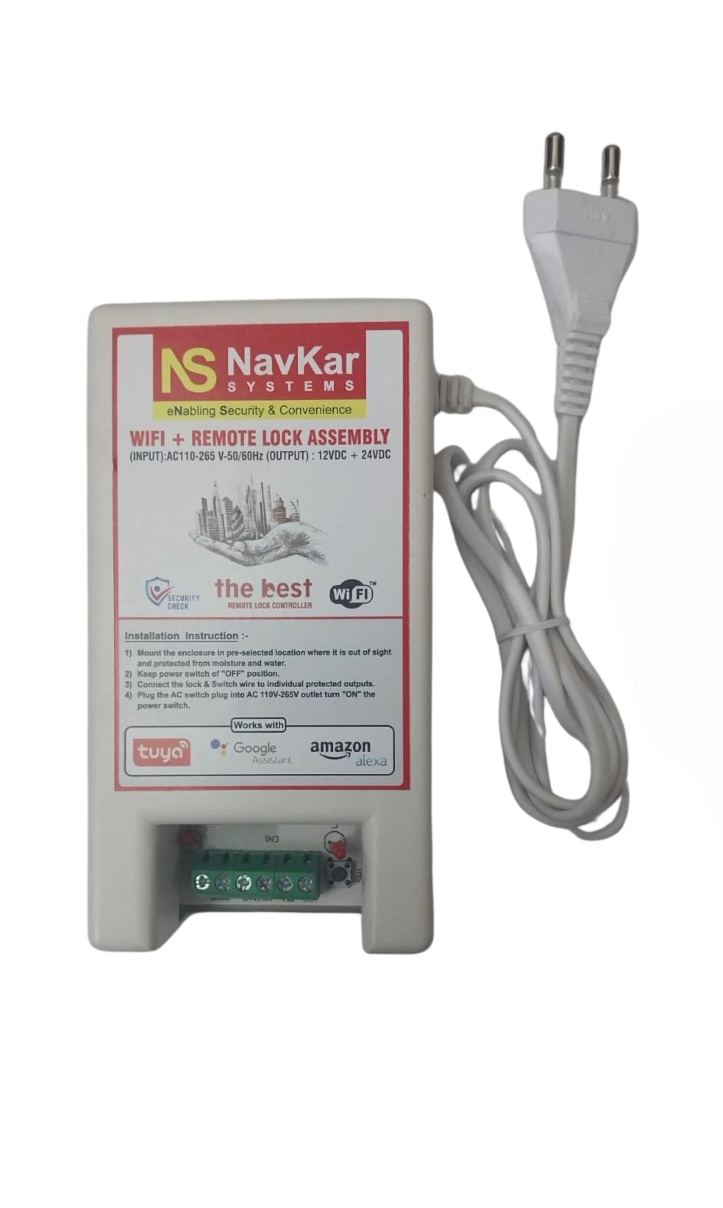 PSWF-01 WiFi Power Supply to Operate Electronic Door Lock by Mobile App from Anywhere