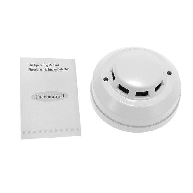SMK-WD Wired Photoelectric Smoke Detector High Sensitive Smoke Alarm Sensor