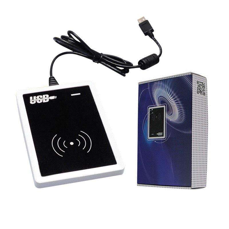 Navkar Systems Contactless Low/High Card Low/High Frequency RFID Hotel Smart Card Reader Encoder for Hotel System