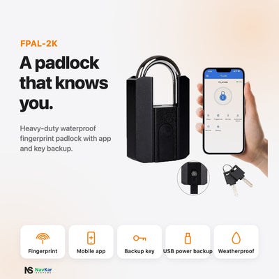 NavKar FPAL-2K A padlock that knows you