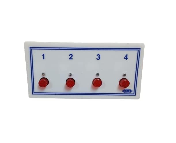 Navkar Systems Nurse Call System/Staff Call System for 4 Points (Wired,100% Accuracy)