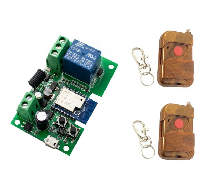 Combo-CN243 12V Siren 30W with 12V Wi-Fi Remote Receiver + 2 Remotes & Power Supply 12V 3Amp