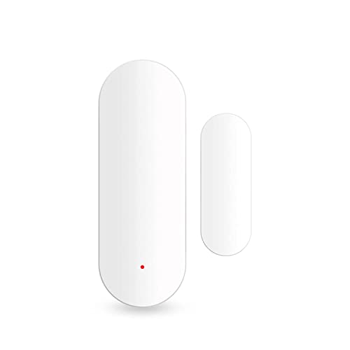 MC-TY Tuya Smart Door/Window Contact Sensor,Real-Time Monitor,Instant Push Notification,Battery Included,Easy Installation,Work with Alexa, No Hub Required, Works on Wifi