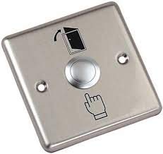 SSW-44 Stainless Steel Switch Panel Door Exit Push Button Access Control (3/3) inches