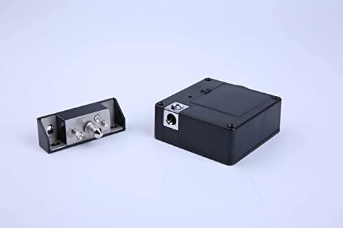 Combo-CN155 Metal Invisible or Hidden RFID Smart Digital Lock Specially Designed for Wardrobe, Cabinet or Drawer Master & User Cards with Lock (Black , Polished)