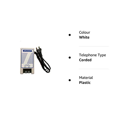 DP-002 Lift and Talk 2 Line Intercom System, White