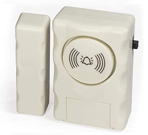 MC-AL Door Alarm Security Pack of 1 Pc's Wireless Door Alarm Sensor for Home Window Alarm Security | Main Door Open Alarm for Home