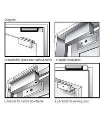 EM Lock Single Leaf 600 LBS 12V DC with LED (Silver)