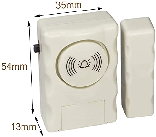 MC-AL Door Alarm Security Pack of 1 Pc's Wireless Door Alarm Sensor for Home Window Alarm Security | Main Door Open Alarm for Home
