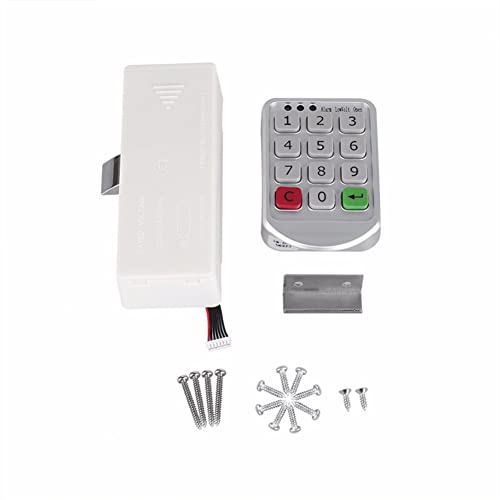 PNCL-100 Electronic Digital Password Lock Digital Key Pad Numbers Door Lock Combination Drawer Lock for Wood Cabinet Code Password Locks