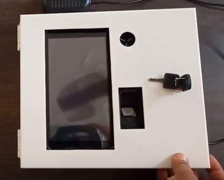 Metal Protective Casing for Realtime T502 Aadhar Enabled Biometric Attendance System