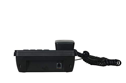Spirit 221 Basic Corded Landline Phone with Display for Office & Home (Black)