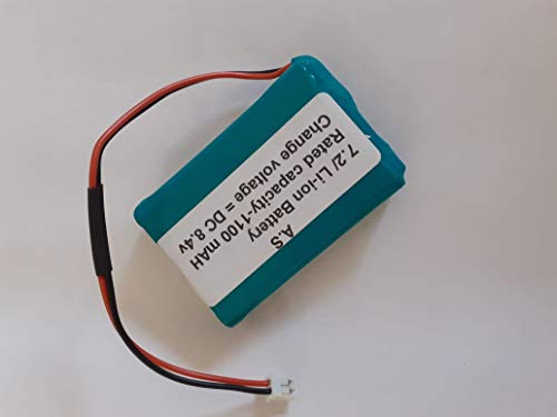 7.2/7.4 V Battery 1100 mAh Battery for ESSL ZK K30 BIOMETRIC Machine.