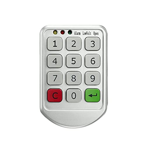 PNCL-100 Electronic Digital Password Lock Digital Key Pad Numbers Door Lock Combination Drawer Lock for Wood Cabinet Code Password Locks