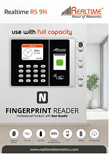 Realtime RS9n Biometric Attendance Machine