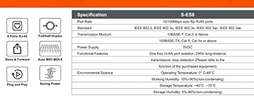 Secureye 8 Port Desktop Switch