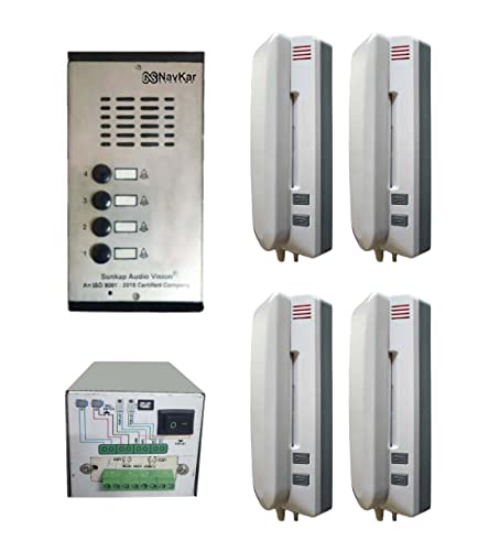Combo-CN279 Audio Door Phone Unit with 4 handsets and Power Supply