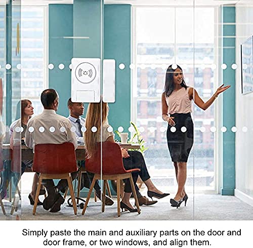 MC-AL Door Alarm Security Pack of 1 Pc's Wireless Door Alarm Sensor for Home Window Alarm Security | Main Door Open Alarm for Home
