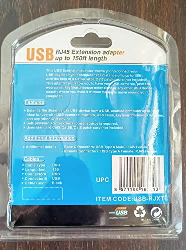 USEX-50 USB RJ45 Extension Adapter