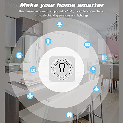 TYS-22 Mini WiFi Switch Module 16A Wi-Fi Intelligent Relay Light Switch APP Remote Control Voice Control