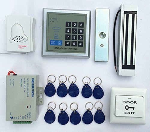 Combo-CN18 125Khz RFID ID Card Reader Password and Keypad Door Lock Access Control Kit