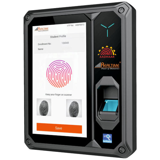 Realtime T502 L1 Aadhaar-enabled biometric attendance tablet