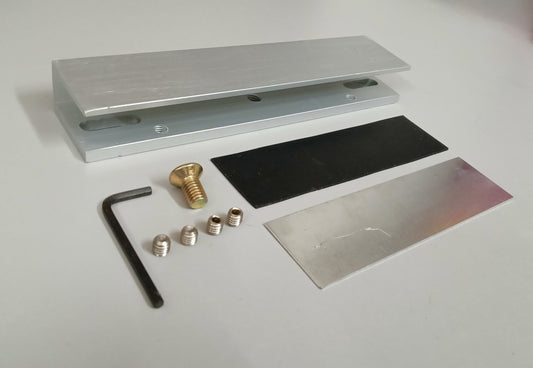 BRUG-EM U bracket for fitting an EM lock on a frameless glass door
