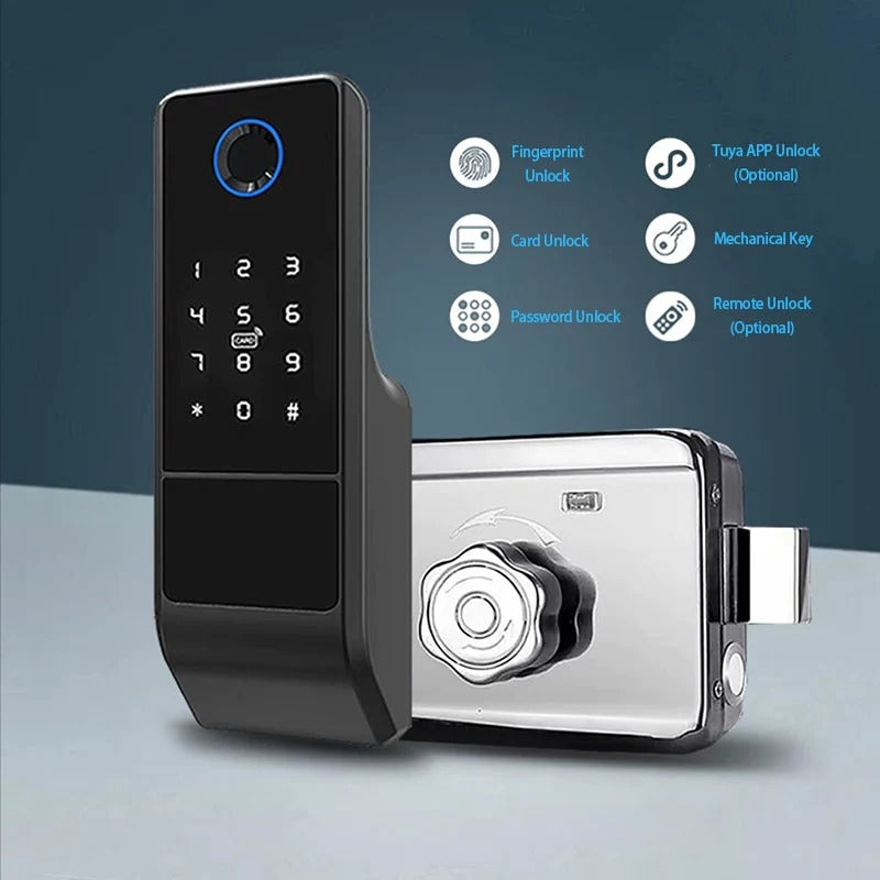 NavKar BMTO-11 motorised smart lock for wooden and metal doors