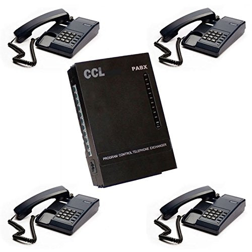 EPABX 108 Intercom System CLI (Caller Id) with x4 Beetel Set