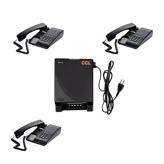 Combo-CN34 CCL104b EPABX Intercom System with 3 pcs BEETEL C11 Phone