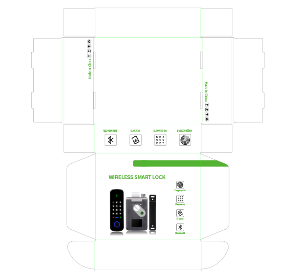 Navkar Systems FPLK-ACRB Wireless Door Lock with Access Control