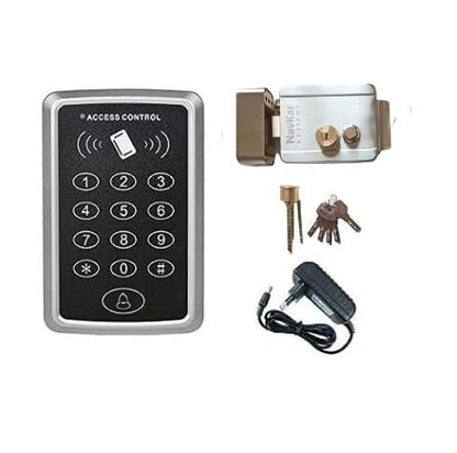 NAVKAR SYSTEMS RFID access control with electronic lock and power supply for metal door