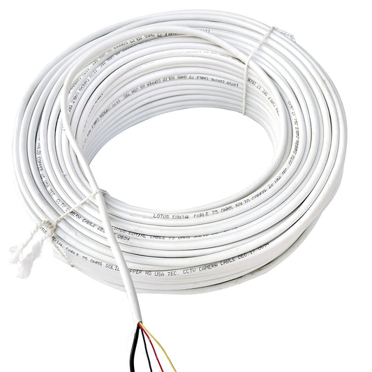 CCTV Wire Cable 3+1 Copper+Breding Alloy+mic Wire alloy-10 Meter (11 Yards)