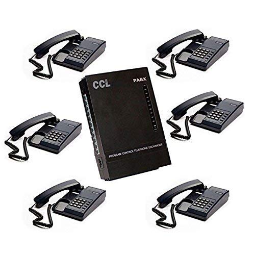 NAVKAR SYSTEMS CCL 206 EPABX Intercom with 6 pcs BEETEL C11 Phones