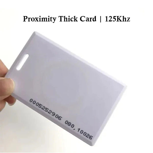 NAVKAR Set of 200 LF RFID Clamshell Thick Smart Cards for TIME ATTENDANCE OR Access Control System Having RFID