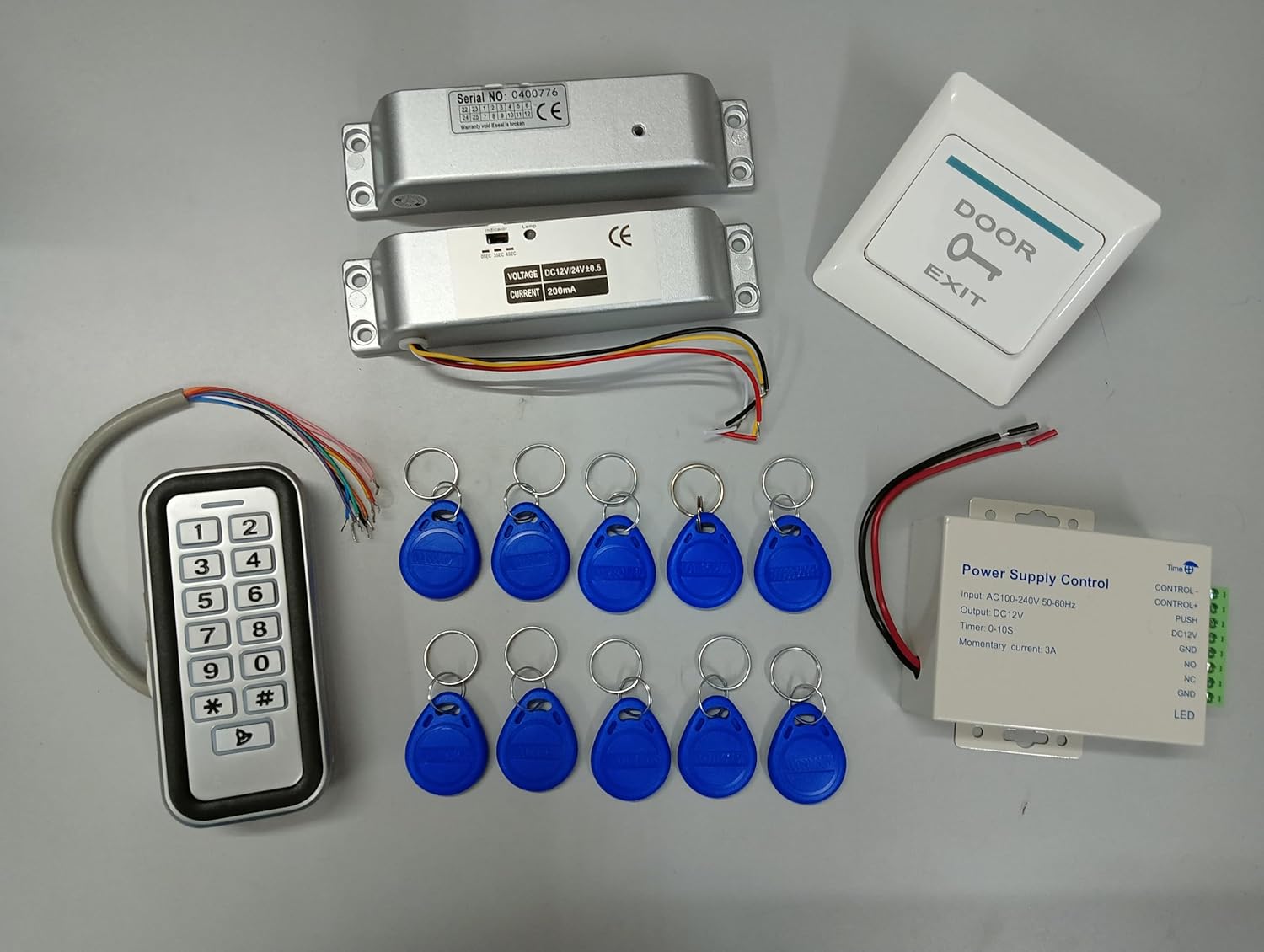 Combo-CN93 Weatherproof RFID Pin Access Control System, Surface Mount ...